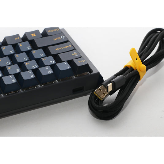 Ducky one 3 pro mini rgb mechanisch gaming toetsenbord (zwart, us lay-out (qwerty), cherry mx2a speed silver, 60%, rgb led, double-shot pbt, quack mechanics, hot swap)