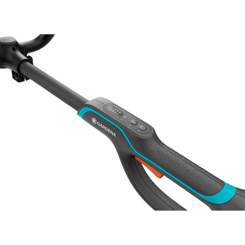 Load image into Gallery viewer, Gardena powertrim 30 18v grastrimmer (grijs turquoise, accu en lader niet inbegrepen)
