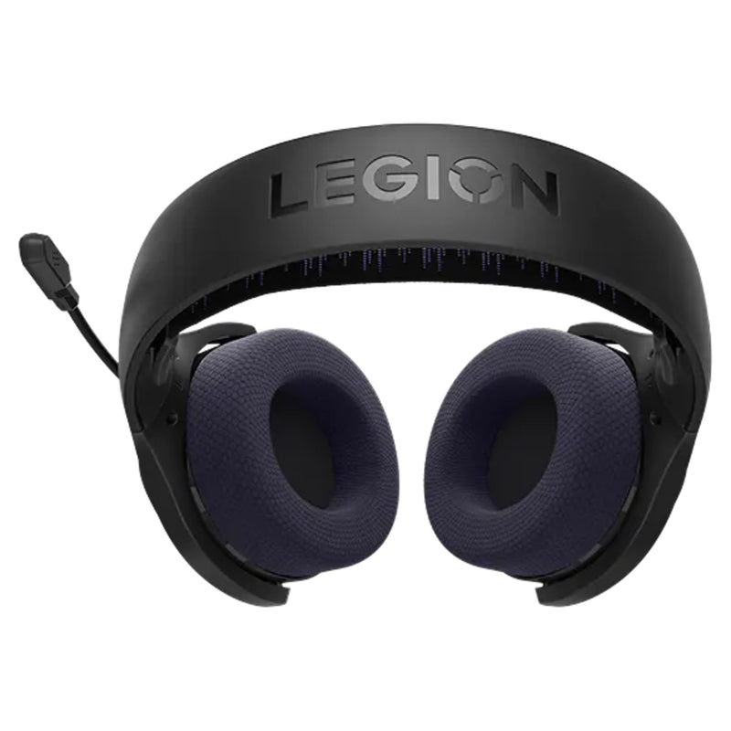 Load image into Gallery viewer, Lenovo legion h410 draadloze gamingheadset over-ear gaming headset (zwart paars, bluetooth, 2,4 ghz, playstation 4, playstation 5, nintendo switch, pc)
