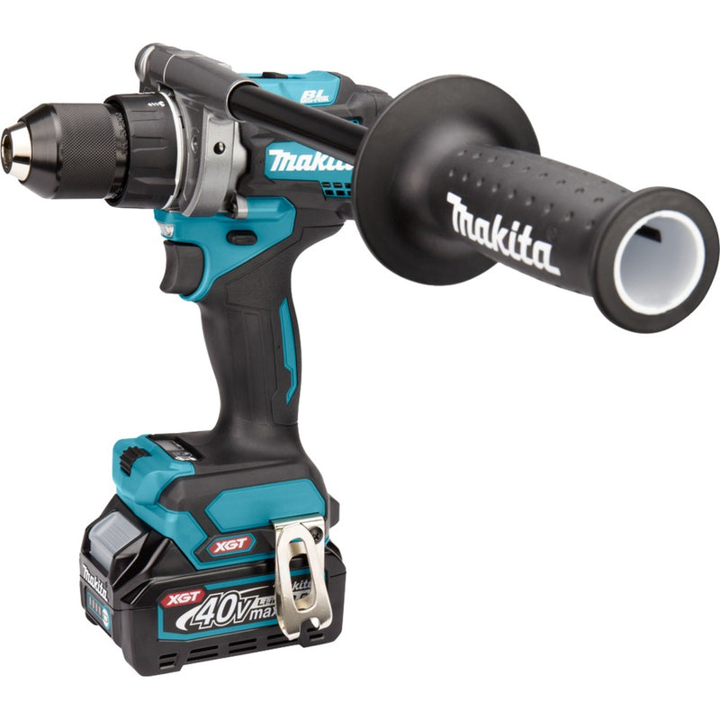 Load image into Gallery viewer, Makita 40 v max boor- schroefmachine xgt df001gd201 schroeftol (blauw zwart, mbox, oplader en 2 accu's (2,5 ah) inbegrepen)
