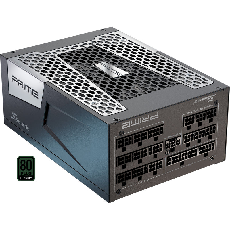 Load image into Gallery viewer, Seasonic prime tx-1300 modulaire 1300 watt voeding (zwart, 1x 12vhpwr, 6x pcie)
