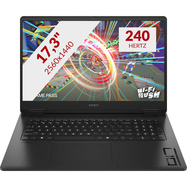 Omen 17-db1070nd (c2xv0ea#abh) 17.3 copilot+ gaming laptop (zwart | ryzen ai 7 350 | rtx 5070 | 24 gb | 1 tb ssd)