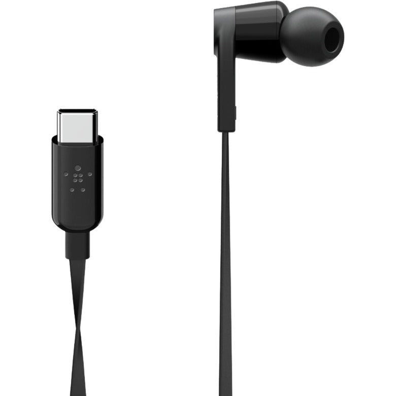 Load image into Gallery viewer, Belkin soundform in-ear oortjes (zwart, usb-c)
