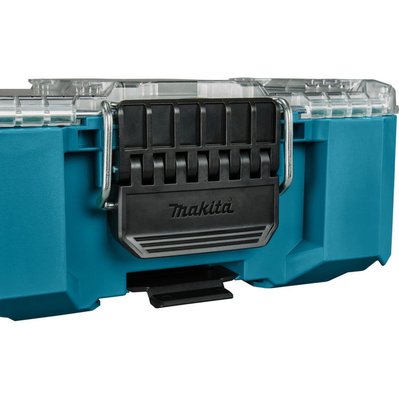 Load image into Gallery viewer, Makita maktrak organizer compact p-91067 gereedschapsbox (blauw zwart)
