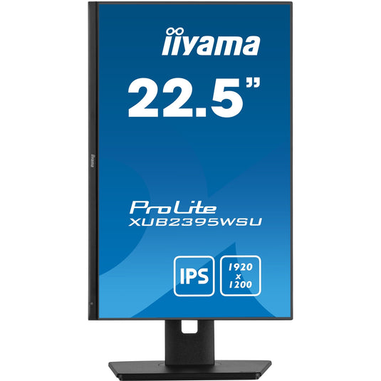 Iiyama prolite xub2395wsu-b5 22.5 monitor (zwart, hdmi, displayport, vga, 2x usb-a, usb-b)