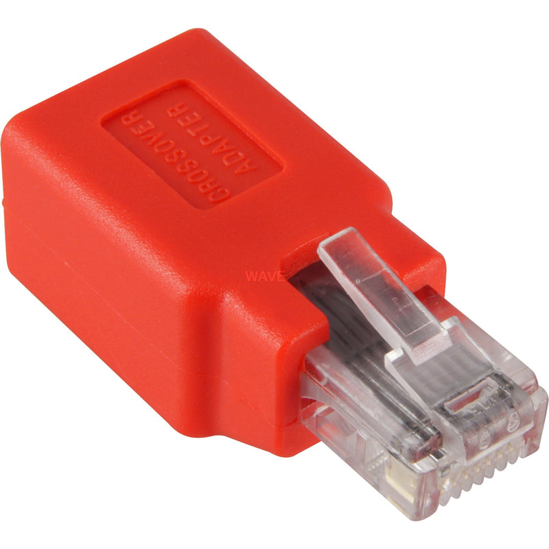Load image into Gallery viewer, Goobay adapter rj45 cat.5 crossover (rood)
