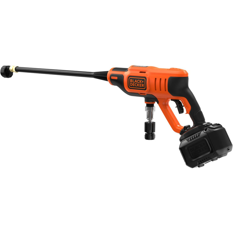 Load image into Gallery viewer, Black+decker bcpc18d1-qw 18v hogedrukreiniger (oranje zwart, 18v 2.0ah accu en oplader inbegrepen)
