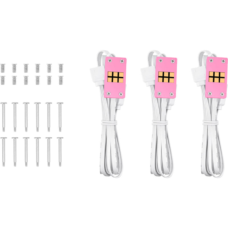 Load image into Gallery viewer, Thermaltake ct120 ex argb sync pc cooling fan pink (3-fan pack) case fans (pink, 3 stuks, 120 x 120 x 25 mm, pwm)
