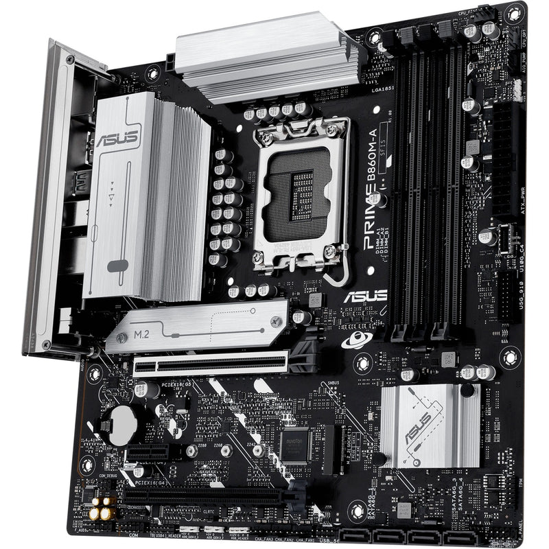 Load image into Gallery viewer, Asus prime b860m-a-csm socket 1851 moederbord (raid, 2.5 gb-lan, sound, µatx)
