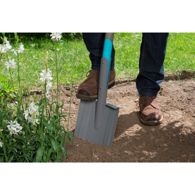 Load image into Gallery viewer, Gardena natureline spade (houtkleur turquoise, 17000-20)
