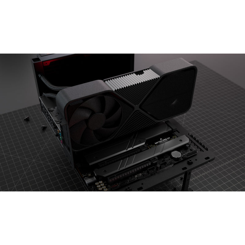 Load image into Gallery viewer, Corsair mp700 pro xt 1 tb ssd (zwart, pcie gen5 x4 nvme 2.0, m.2 2280, 3d tlc nand)

