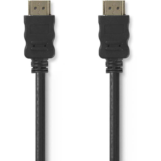 High speed hdmi-kabel met ethernet, 5.0 meter (zwart, 4k@30hz )
