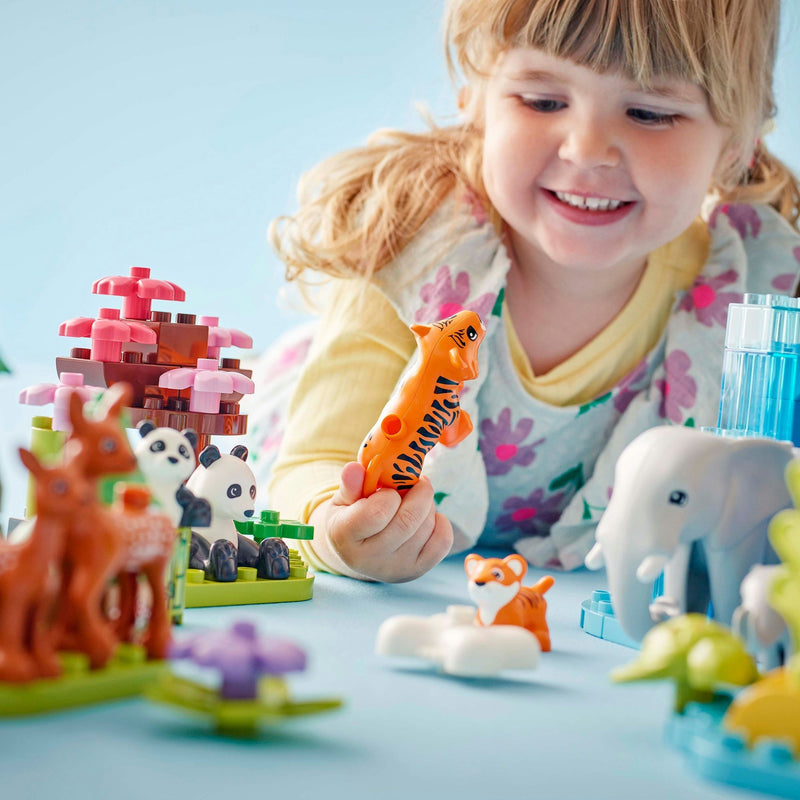 Load image into Gallery viewer, Lego duplo town 10446 3-in-1 families van wilde dieren
