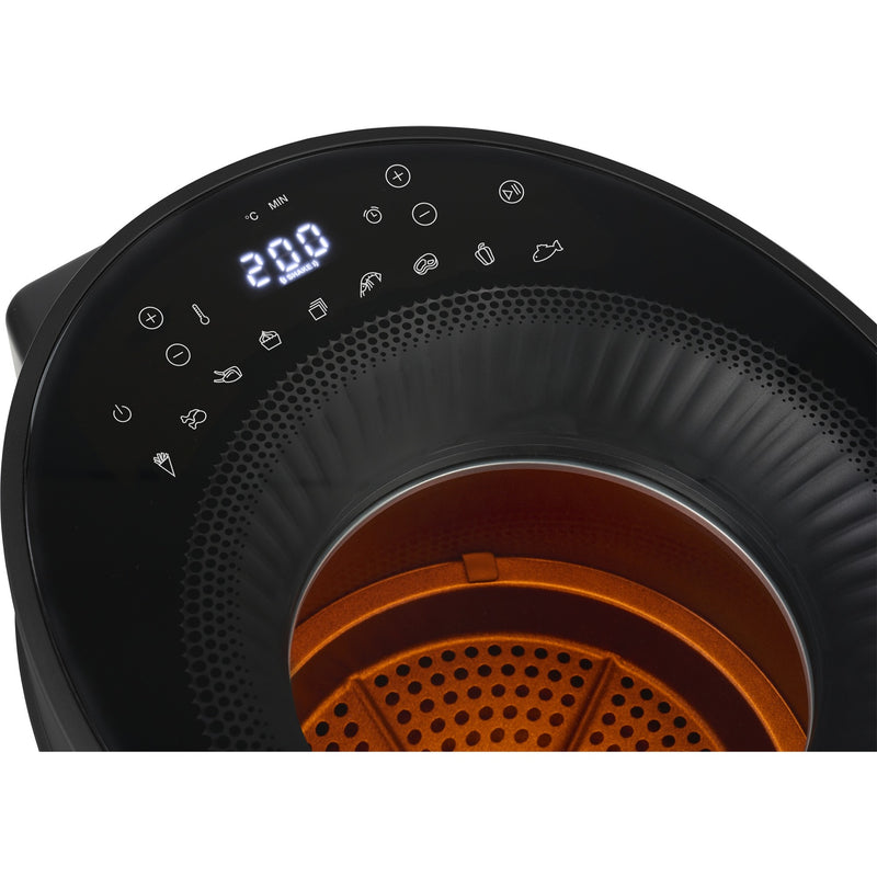 Load image into Gallery viewer, Princess cyclone vision airfryer heteluchtfriteuse (zwart, 5 liter)

