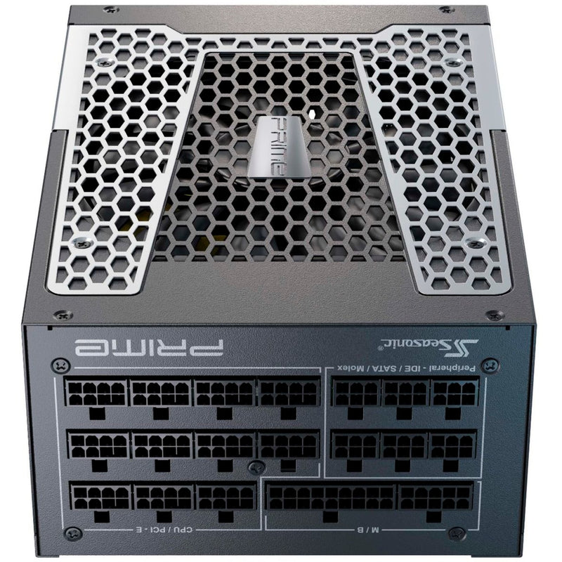Load image into Gallery viewer, Seasonic prime px-1600 modulaire 1600 watt voeding (zwart, 2x 12vhpwr, 8x pcie)
