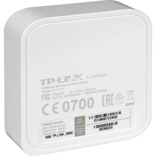 Tp-link tl-wr802n wireless n nano router 300mbps