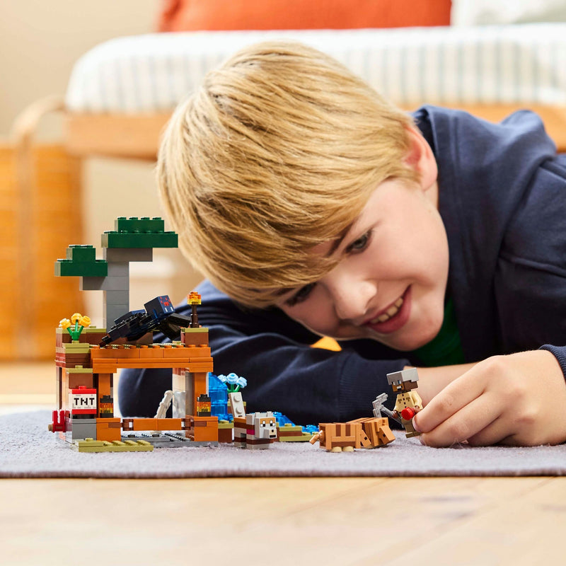 Load image into Gallery viewer, Lego minecraft 21269 de gordeldieren bij de mijn
