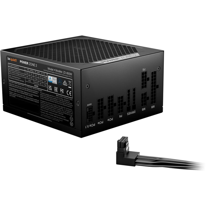 Load image into Gallery viewer, Be quiet! power zone 2 modulaire 850 watt voeding (zwart, 1x 12v-2x6, 3x pcie)
