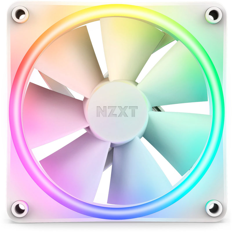 Load image into Gallery viewer, Nzxt f120 rgb duo case fan (wit, 120 x 120 x 25 mm, pwm, zonder controller)
