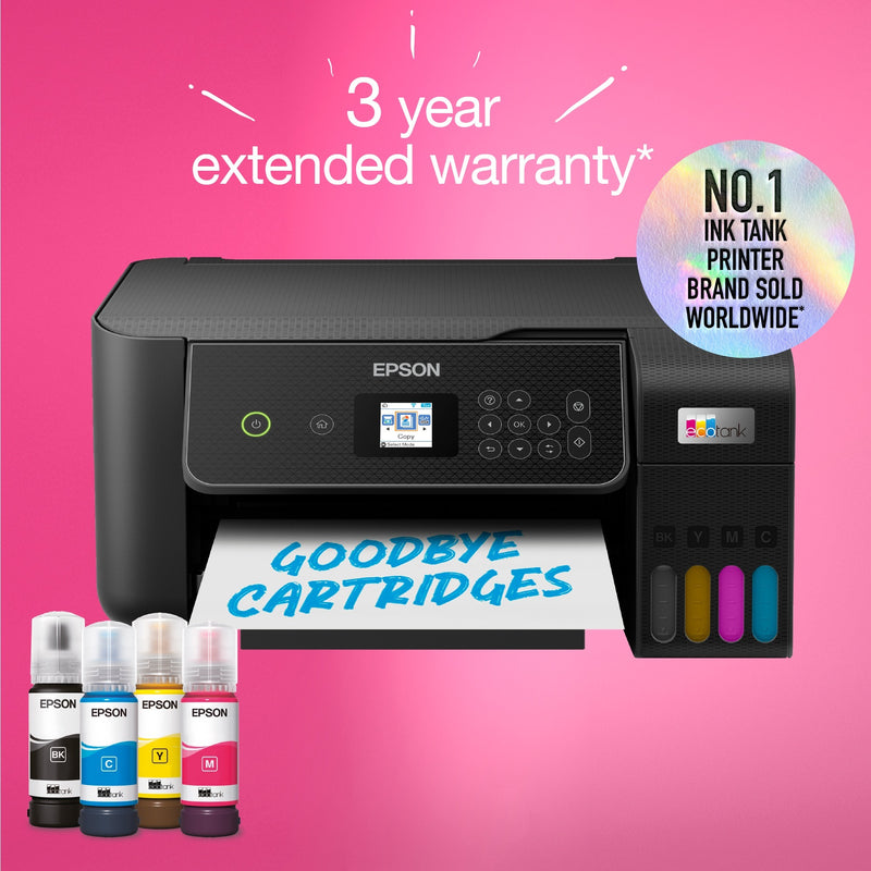 Load image into Gallery viewer, Epson ecotank et-2870 a4 multifunctionele wi-fi-printer met inkttank all-in-one inkjetprinter (zwart, scannen, kopiëren, inclusief tot 3 jaar inkt)

