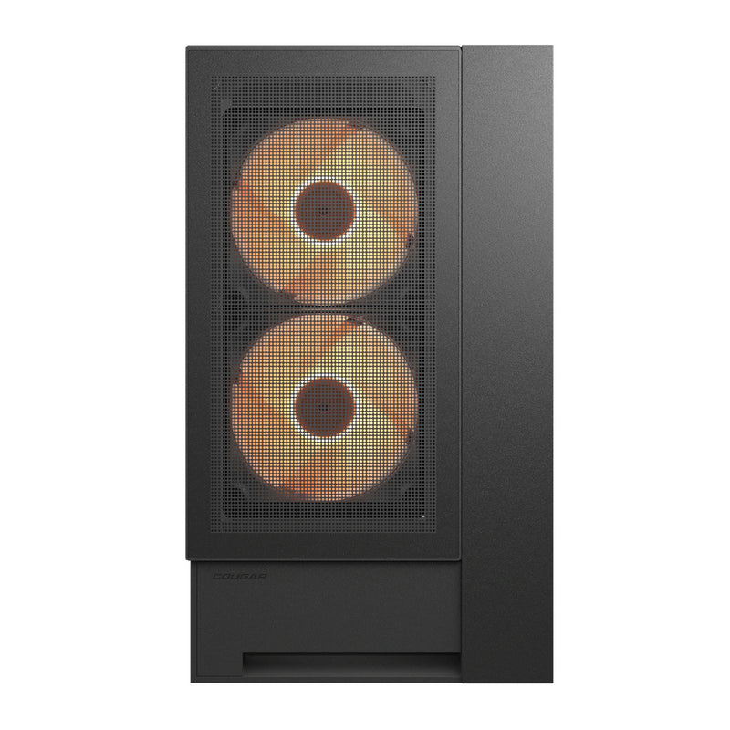 Load image into Gallery viewer, Cougar omnyx midi tower behuizing (zwart | 4x usb-a | 2x usb-c | tempered glass)
