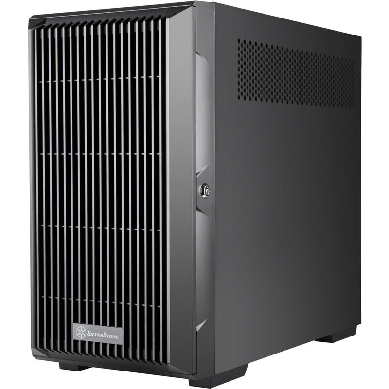 Load image into Gallery viewer, Silverstone cs382 mini tower behuizing (zwart | 2x usb-a | 1x usb-c)
