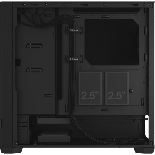 Fractal design pop silent midi tower behuizing (zwart | 2x usb-a)