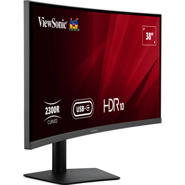 Load image into Gallery viewer, Viewsonic va3820c uwqhd+ 21:9 curved monitor met usb-c hub 38 ultrawide (zwart, 2x hdmi, 1x displayport, usb-c, usb-b )

