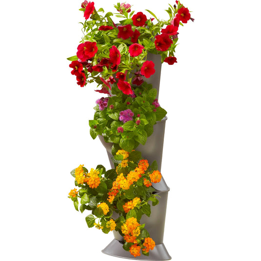 Gardena natureup! basisset hoek plantenbak (grijs, 13153-20)