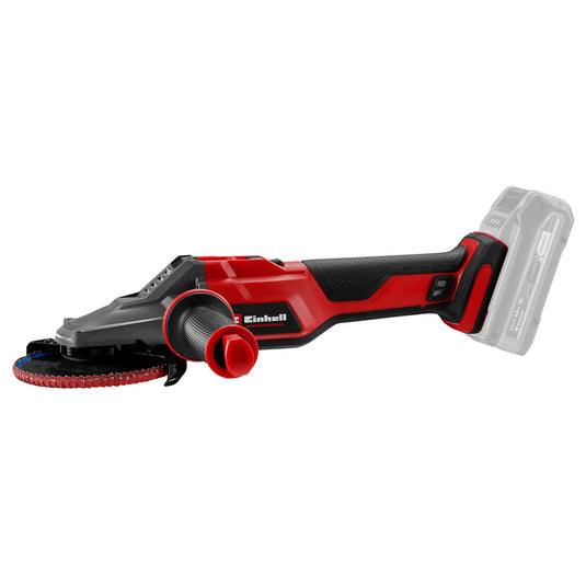 Einhell professional accu haakse slijper tp-ag 18 125 f li bl - solo (rood zwart, accu en oplader niet inbegrepen)