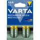 Varta aaa (micro hr03) oplaadbare batterij (4 stuks)