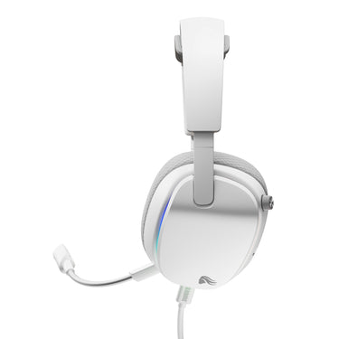 Glorious ghs eternal rgb - stereo rgb gamingheadset over-ear gaming headset (wit, pc, ps5, ps4, switch, usb-c)
