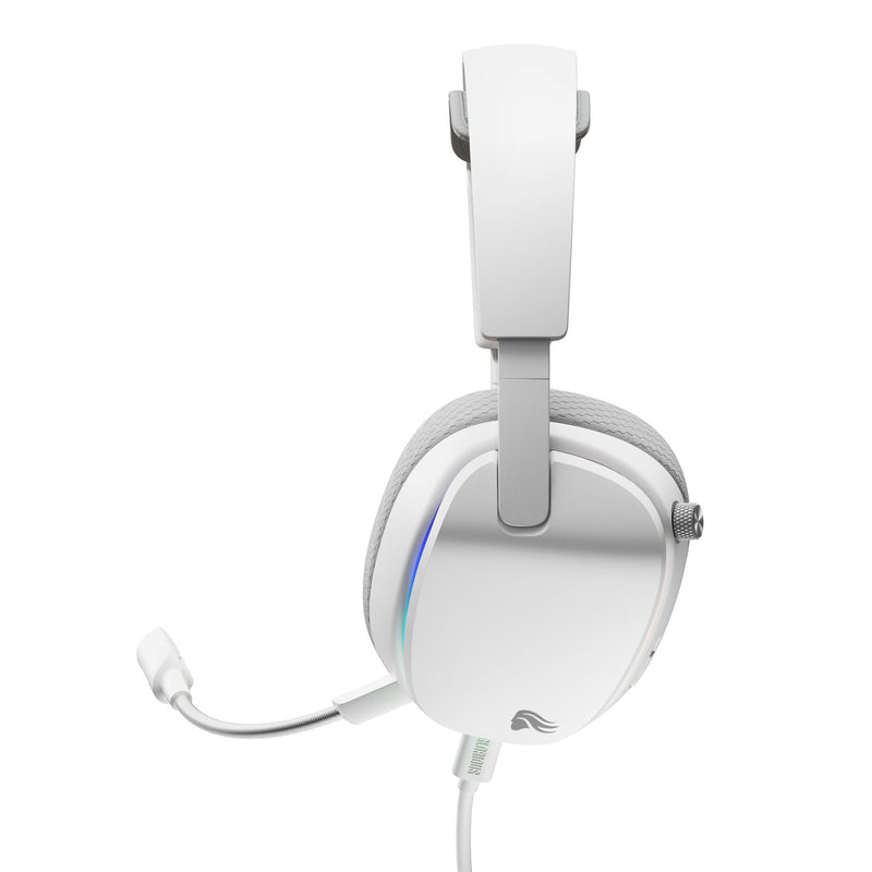 Load image into Gallery viewer, Glorious ghs eternal rgb - stereo rgb gamingheadset over-ear gaming headset (wit, pc, ps5, ps4, switch, usb-c)
