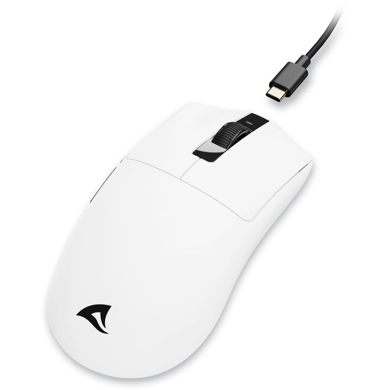 Load image into Gallery viewer, Sharkoon fireglider one gaming muis (wit, 400 - 12.000 dpi, 2.4 ghz usb)
