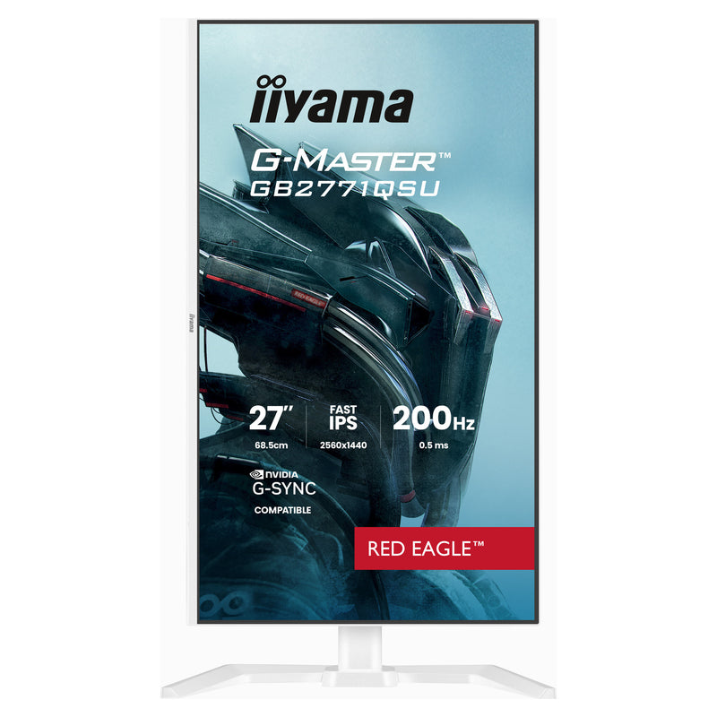 Load image into Gallery viewer, Iiyama g-master red eagle gb2771qsu-w1 27 gaming monitor (wit, 2x hdmi, displayport, 2x usb-a, 2x usb-c, 200 hz)
