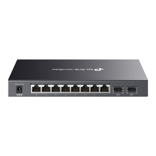 Tp-link omada sg2210p 10-poorts gigabit smart switch (zwart, 8x poe+, 2x gigabit sfp)