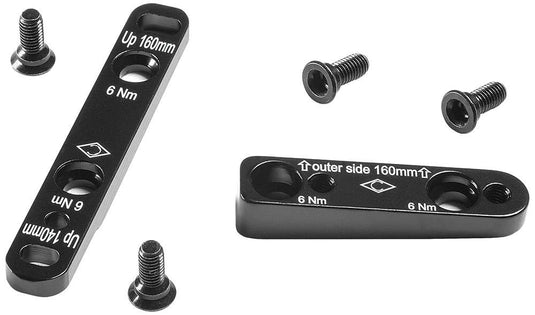 Campagnolo adapter (achter) incl. bouten Ekar