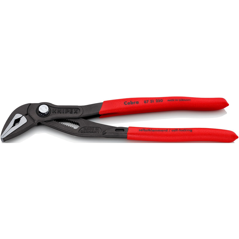 Load image into Gallery viewer, Knipex cobra es waterpomptang 8751250 zweedse- waterpomp-tang (rood, 250 mm)
