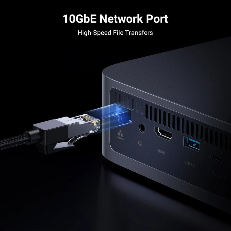 Load image into Gallery viewer, Ugreen nasync dxp480t plus (grijs, wifi, 1x 10gbe, hdmi, thunderbolt 4 (40 gb s))
