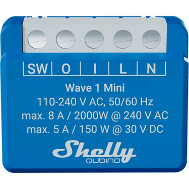 Shelly qubino wave 1 mini schakelactor z-wave
