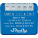 Shelly qubino wave 1 mini relais (blauw wit, 1-kanaals, z-wave)