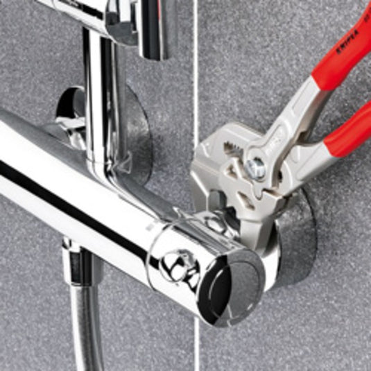 Knipex 86 03 250 sleuteltang - 250 mm - verchroomd - sleutelwijdte tot 52 mm 2 inch - kunststof bekleed