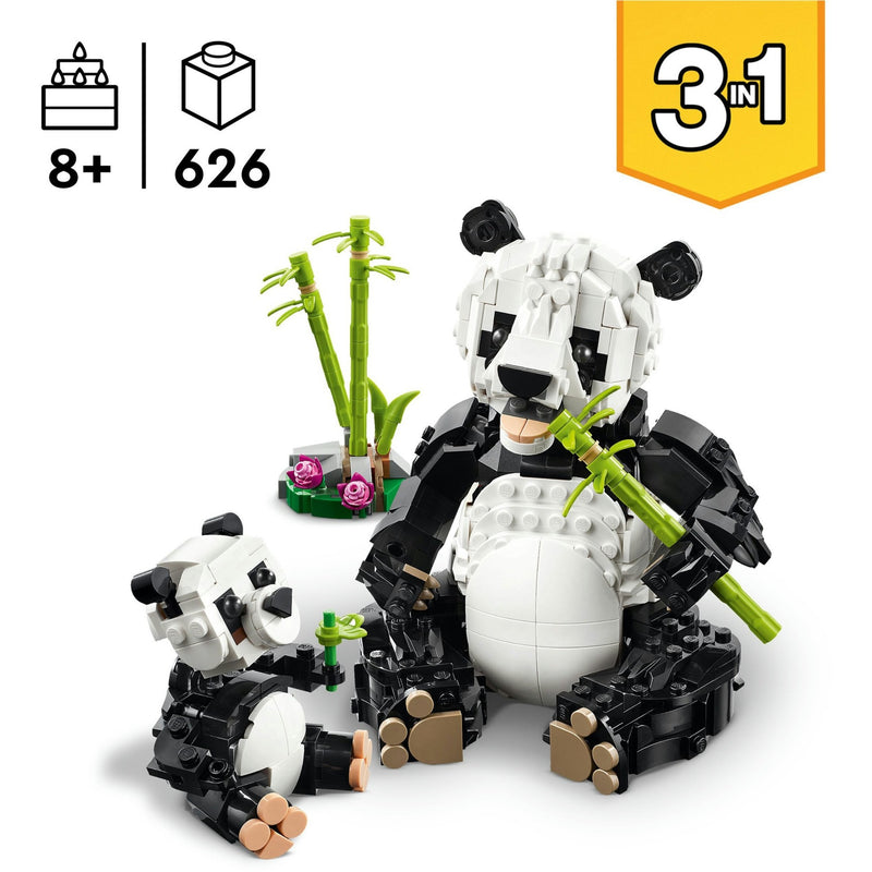 Load image into Gallery viewer, Lego creator 3in1 wilde dieren: pandafamilie - 31165
