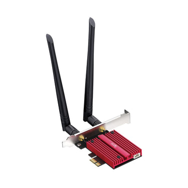 Cudy ax5400 wi-fi 6e bluetooth 5.3 pci-e wlan adapter (rood)
