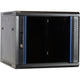 Dsi 9u wandkast met glazen deur - ds6609 server rack (zwart, 600 x 600 x 500mm)