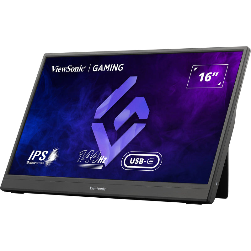 Load image into Gallery viewer, Viewsonic vx1654 draagbare gaming monitor 16 (zwart, 1x micro-hdmi, usb-c, sound, 144 hz)
