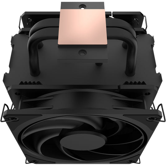 Cooler master v4 alpha 3dhp black cpu-koeler (zwart zilver)