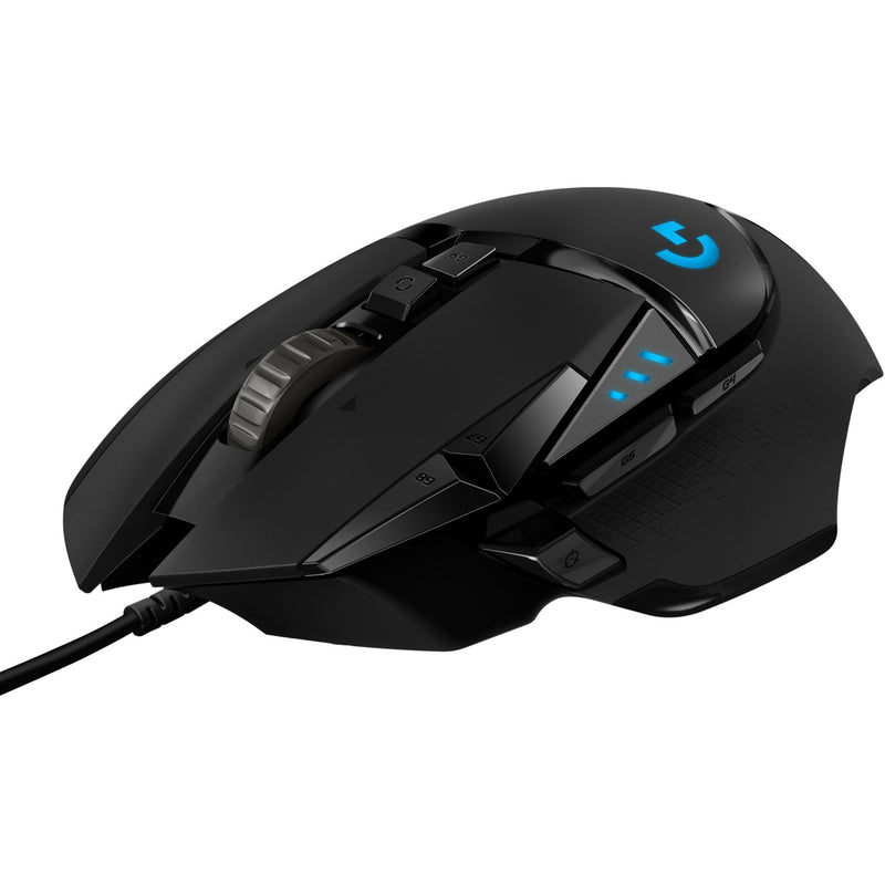 Load image into Gallery viewer, Logitech g502 hero high performance gaming mouse (zwart, 100 - 25.600 dpi, rgb leds)
