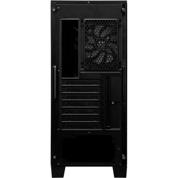 Load image into Gallery viewer, Msi mag forge 120a airflow midi tower behuizing (zwart | 2x usb-a | rgb | tempered glass)
