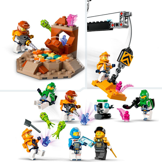 Lego city - ruimtebasis en raketlanceringsplatform constructiespeelgoed (60434)